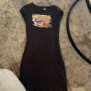 Graphic mini dress